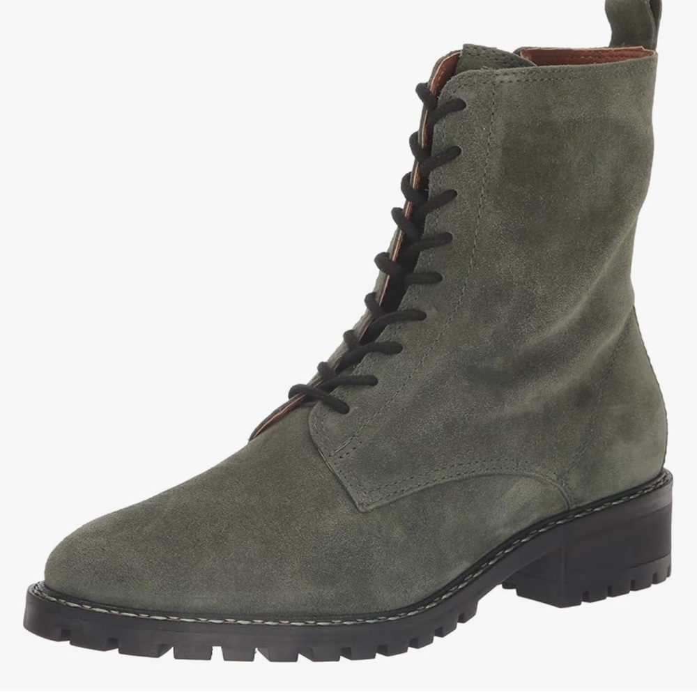 Lucky Brand Women's Olive Green Boots. - Picture 2 of 12